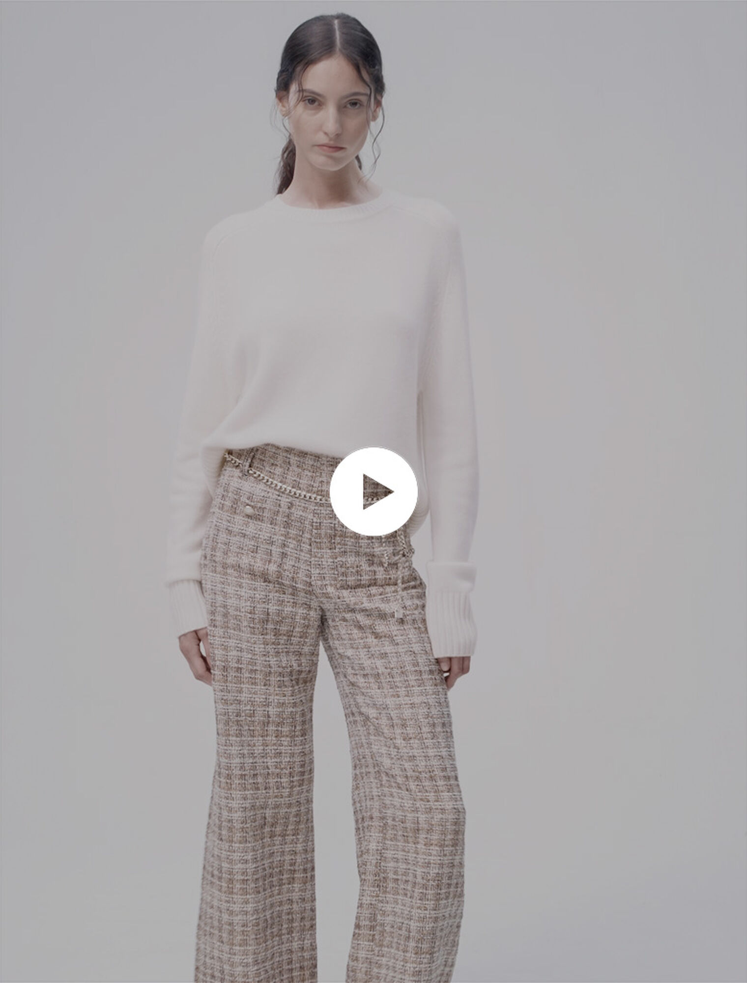 Pantaloni in tweed