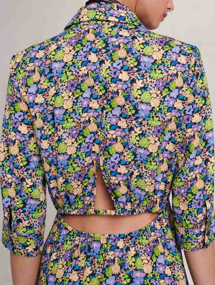 Abito lungo a fiori