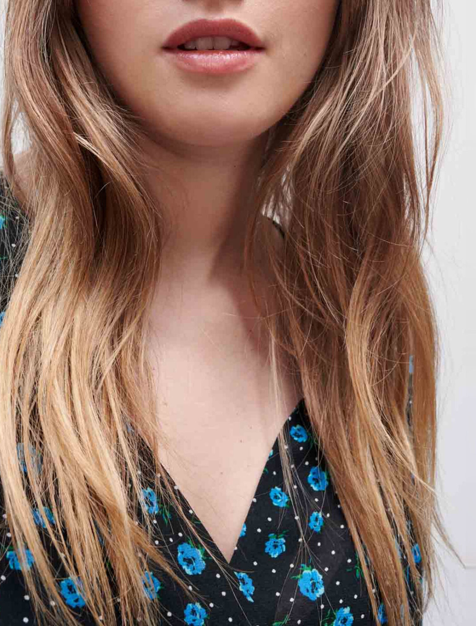 Abito in chiffon leopardato