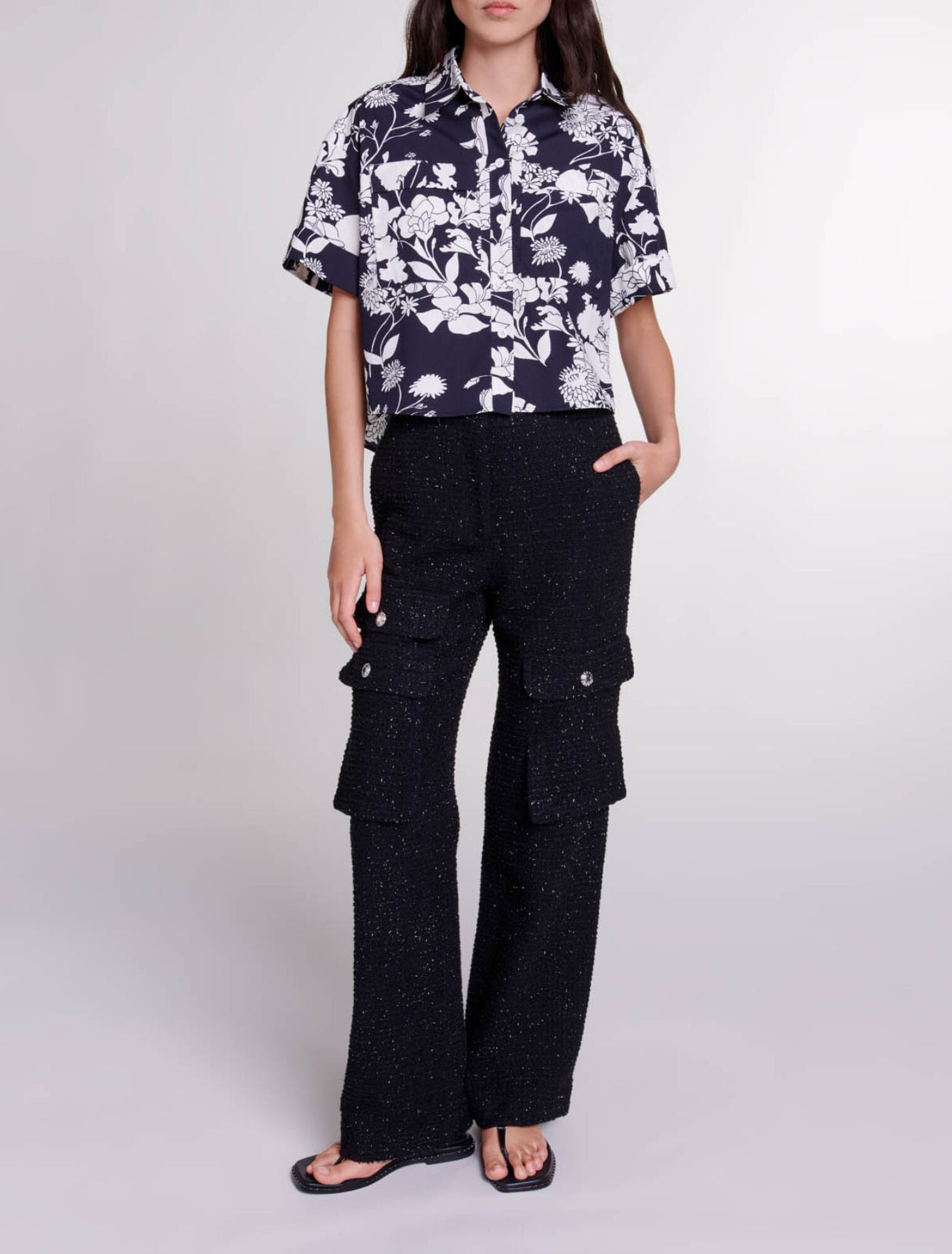 Pantaloni in tweed