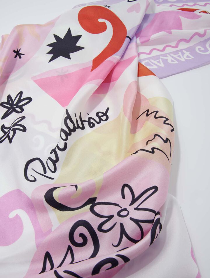 Foulard in seta Paradisio