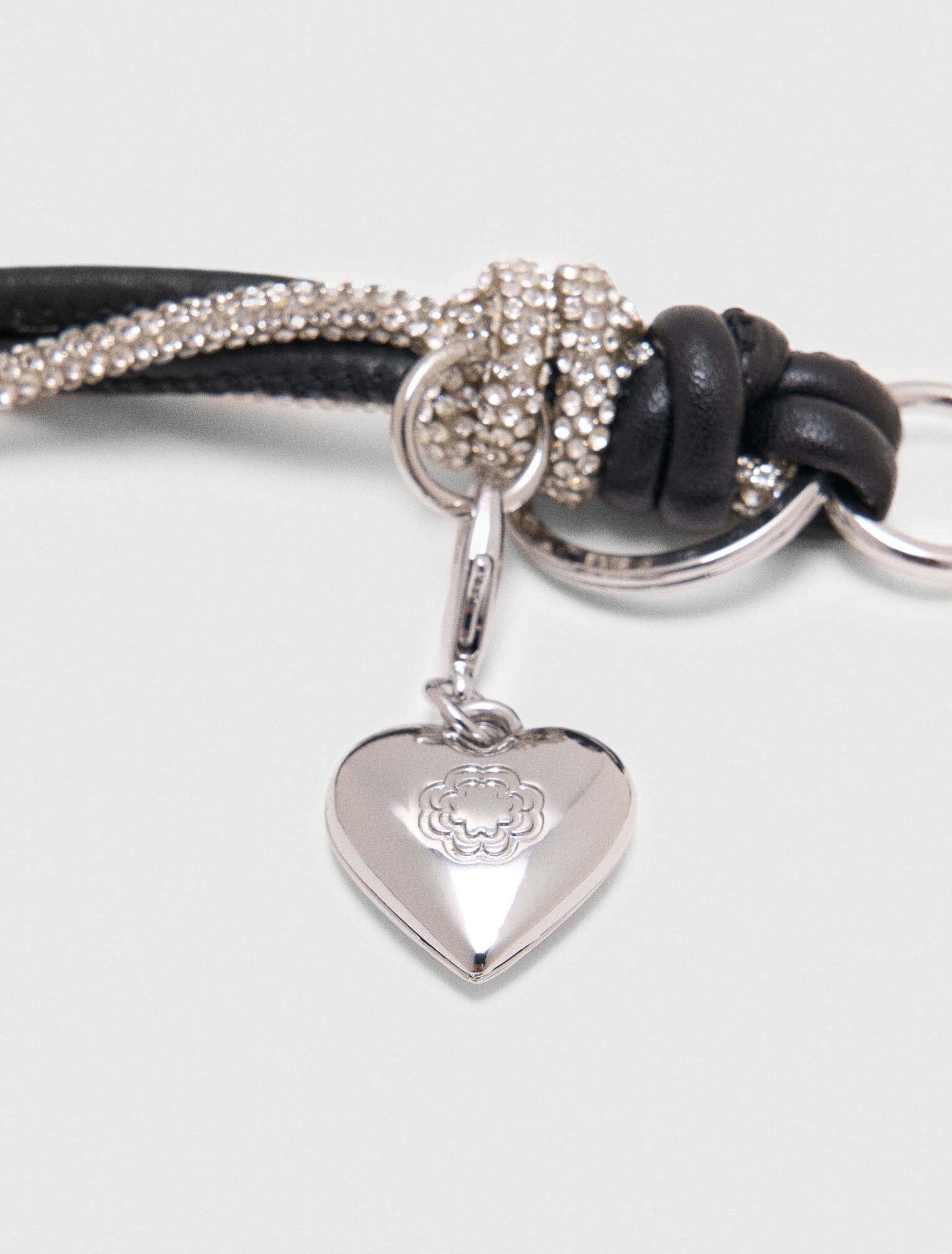 Charm da borsa con strass