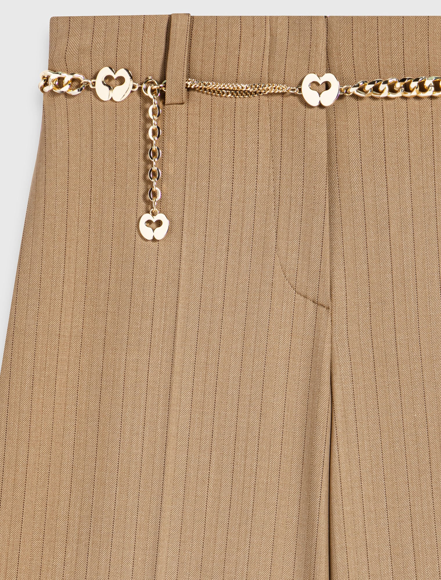 Bermuda da tailleur con pieghe