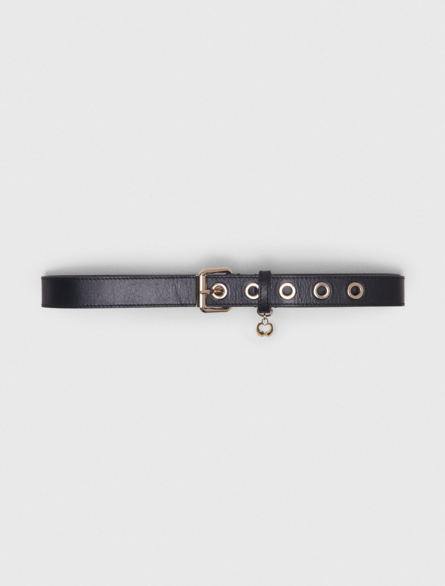 Cintura in pelle con fibbia Miss M