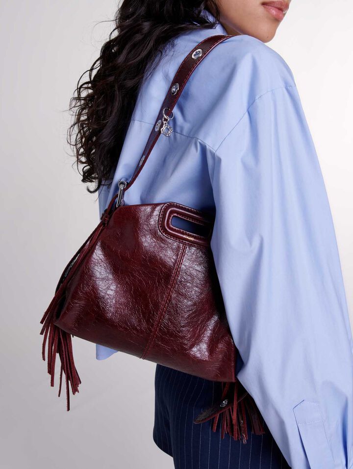 Mini-bag Miss M in pelle craquelé