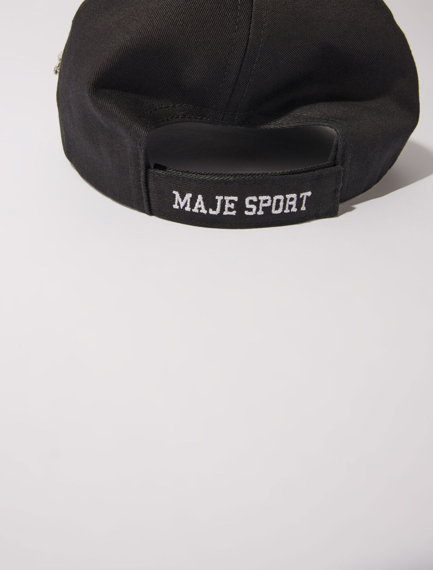 Cappellino di cotone con strass