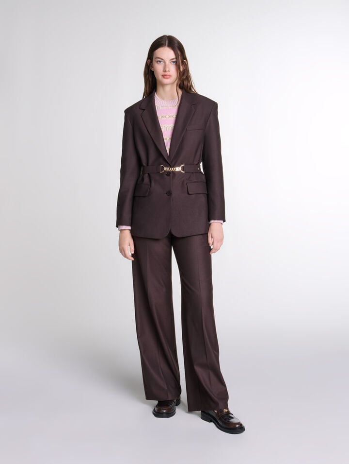 Pantaloni da tailleur larghi