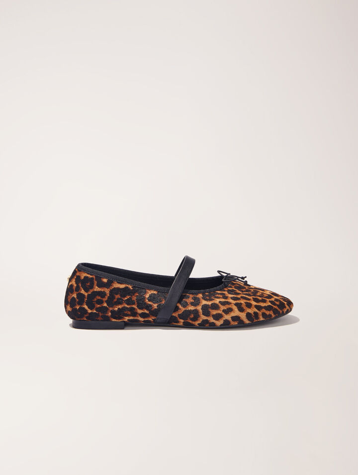 Ballerina in pelle leopardata