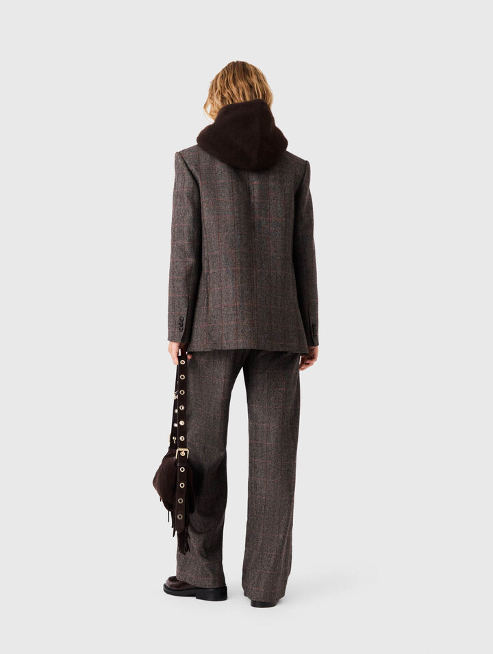 Giacca da tailleur con cintura
