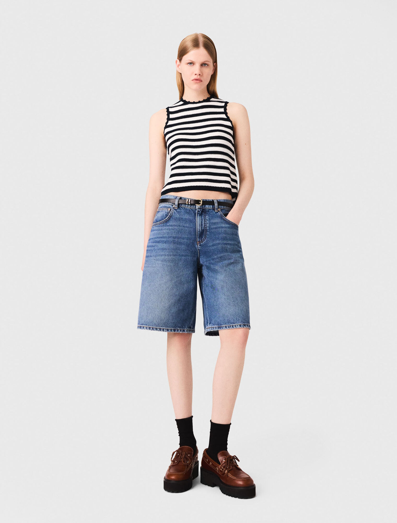 Bermuda in denim