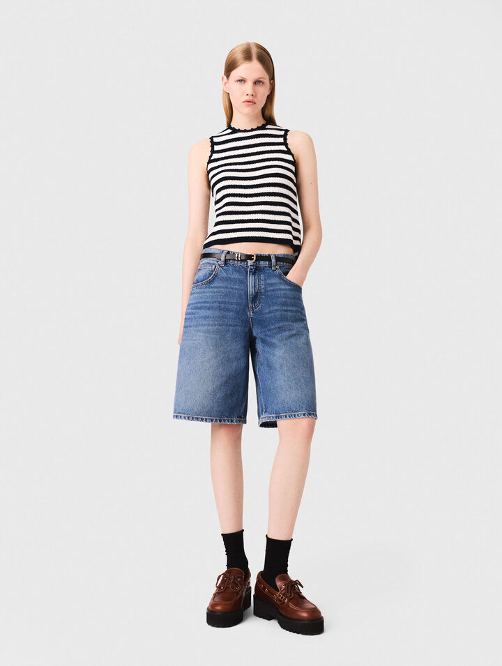 Bermuda in denim