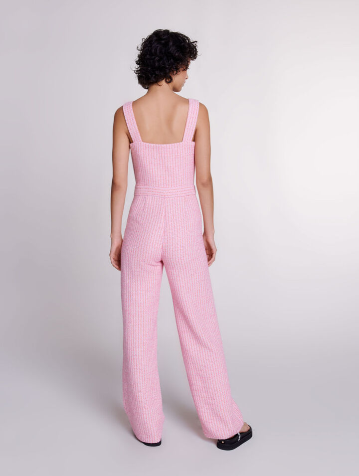 Salopette in tweed