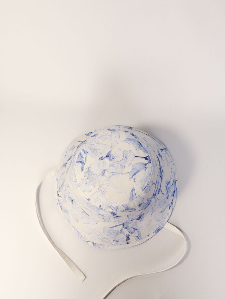 Bucket Hat lungo tema Acquerello