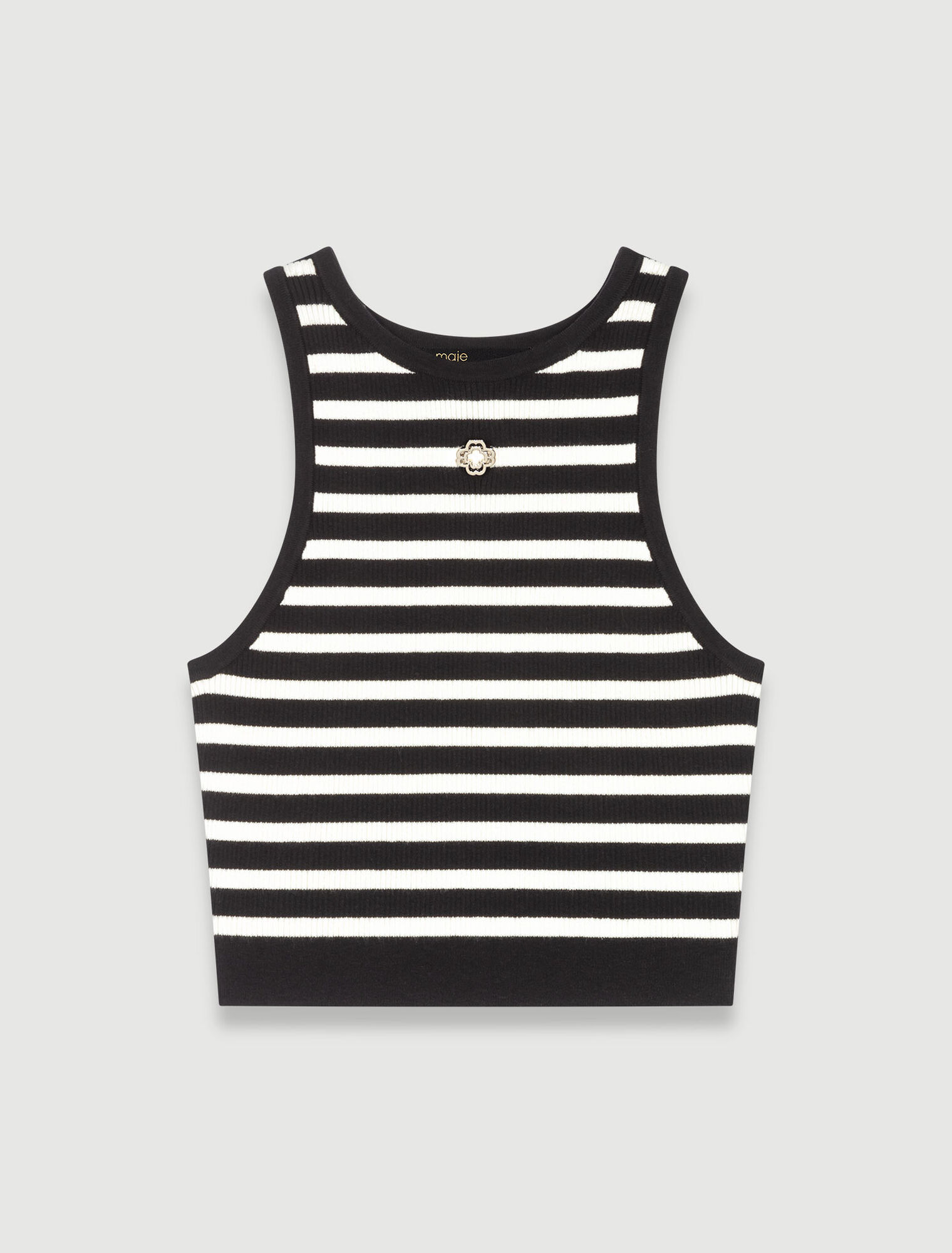 Crop top a righe