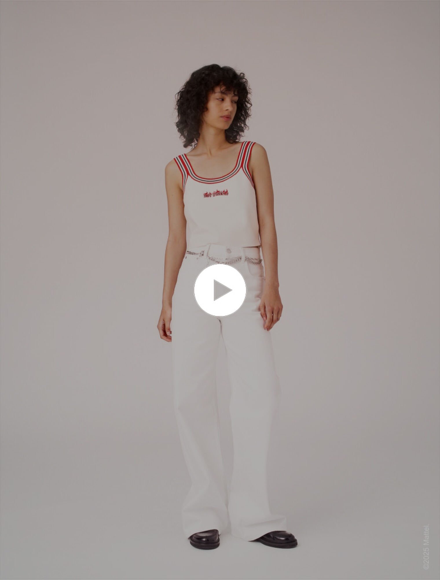Top corto in maglia