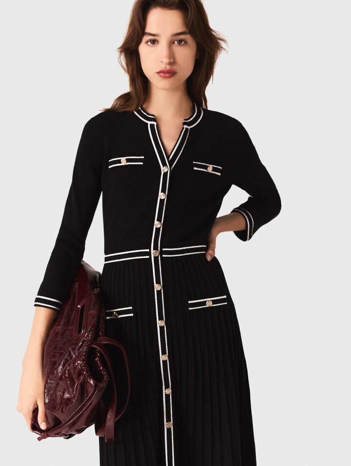 Abito midi in maglia