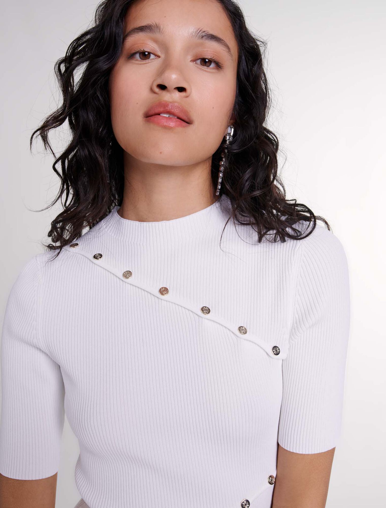 Abito corto in maglia