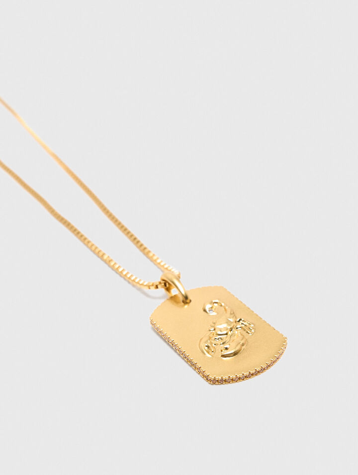 Collana con segno zodiacale
