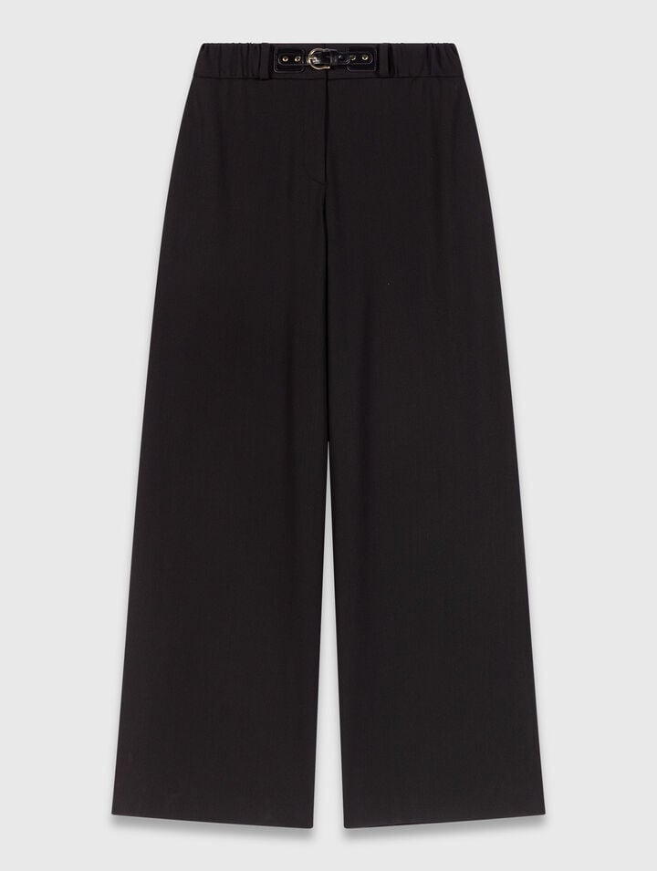 Pantaloni da tailleur a gamba larga