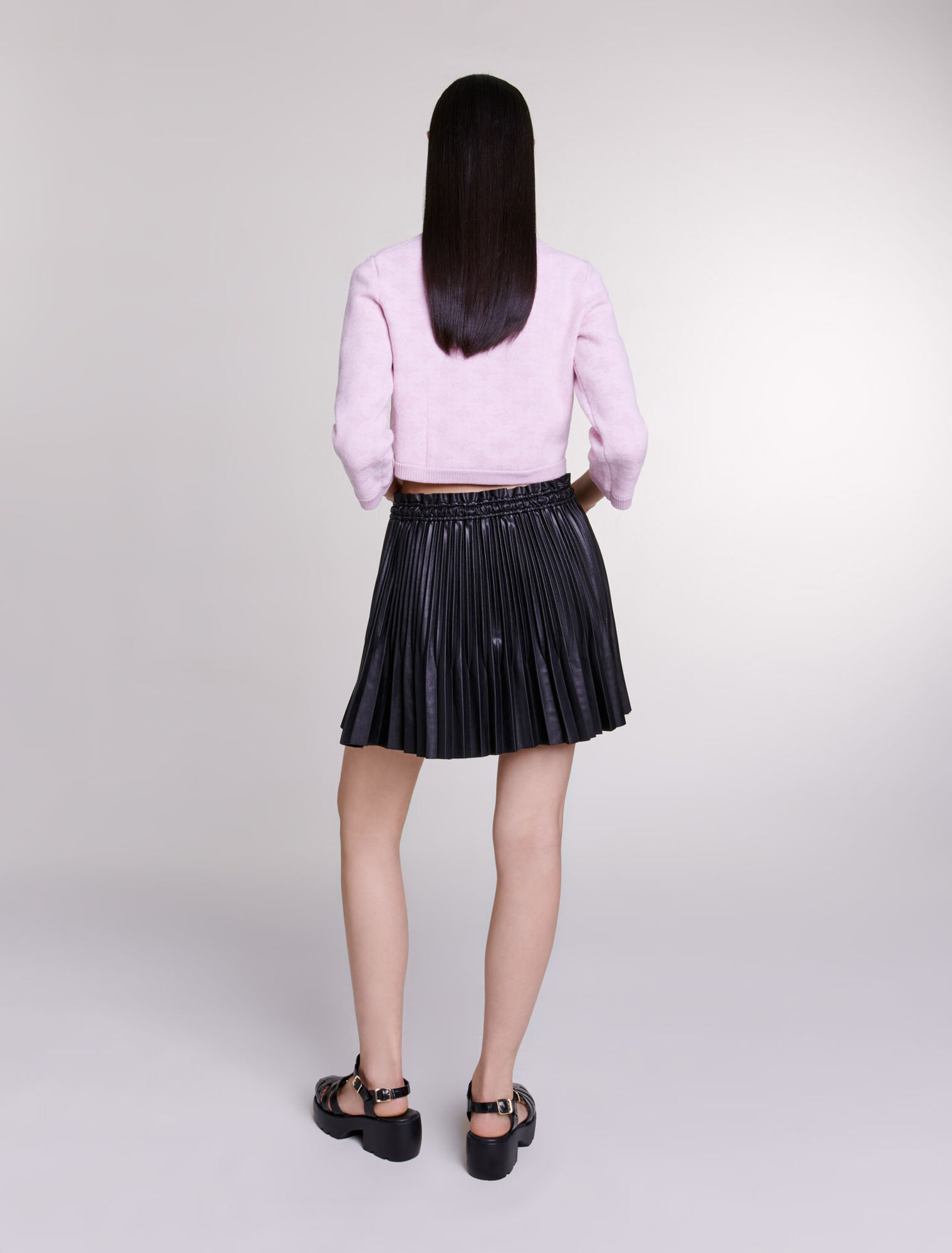 Cardigan effetto jacquard