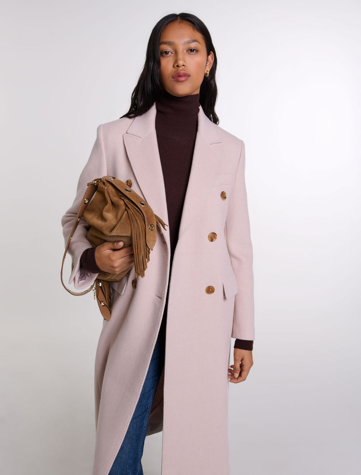 Cappotto lungo con fodera