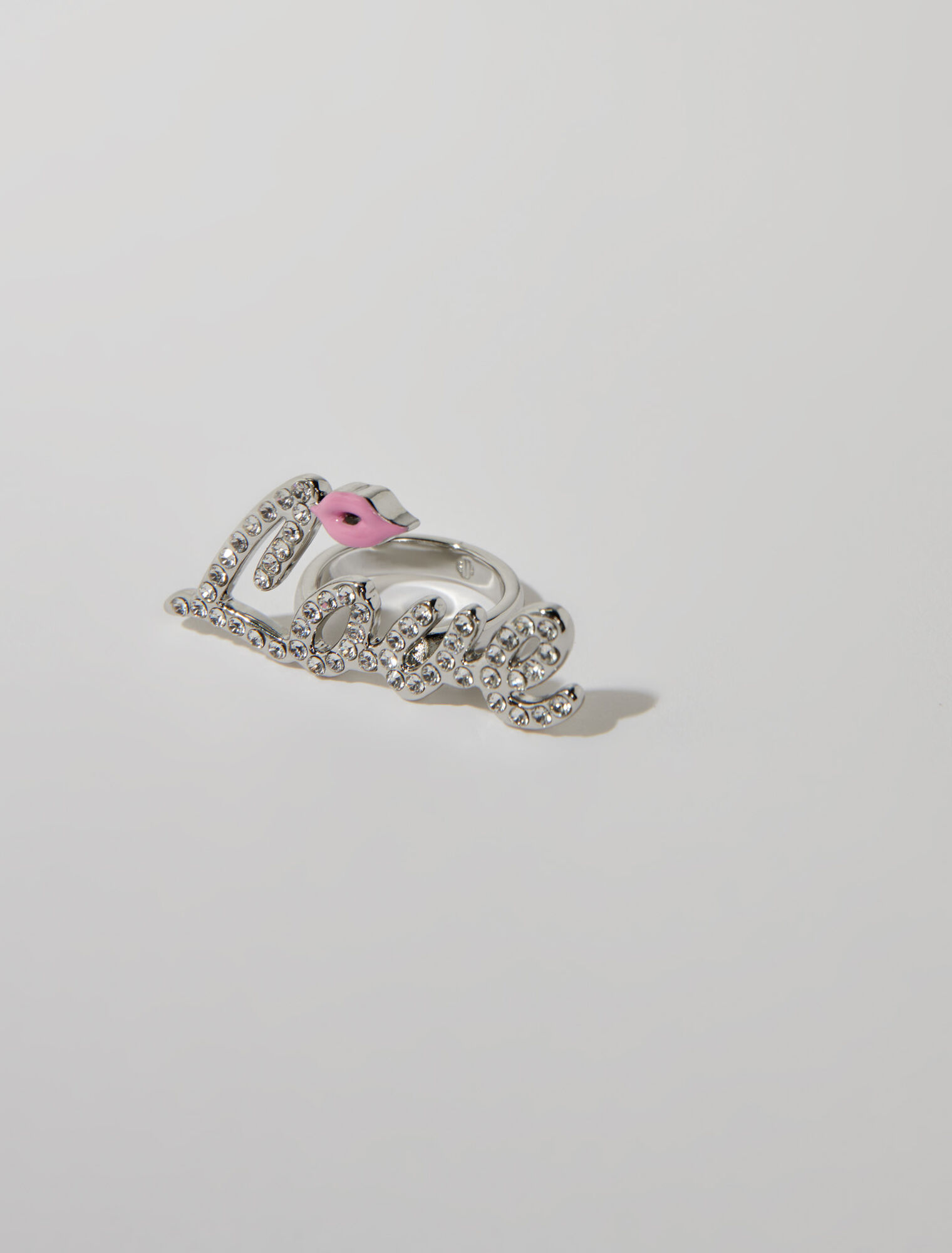Anello Love glitterato