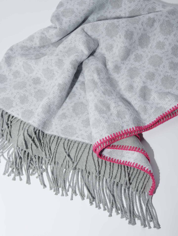 Poncho con monogramma
