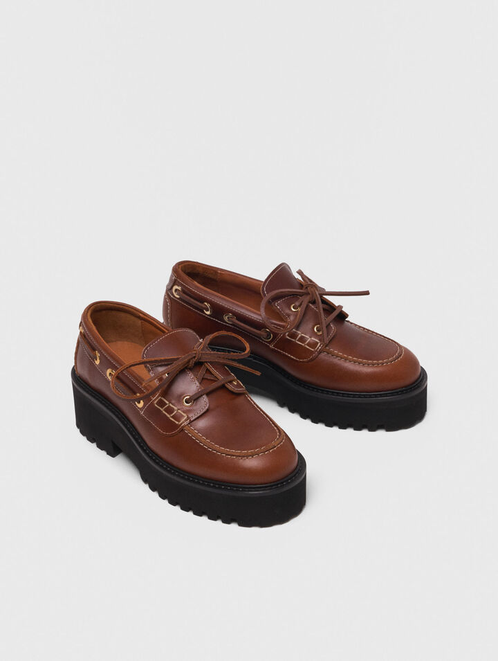 Mocassino da barca suola chunky