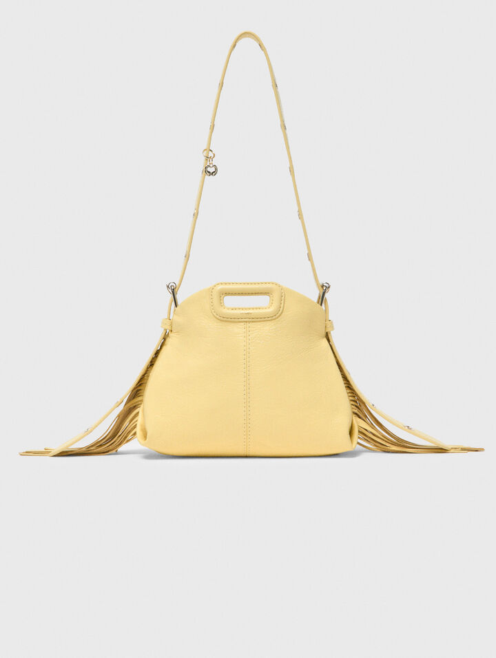 Mini-bag Miss M pelle craquel&eacute; mat