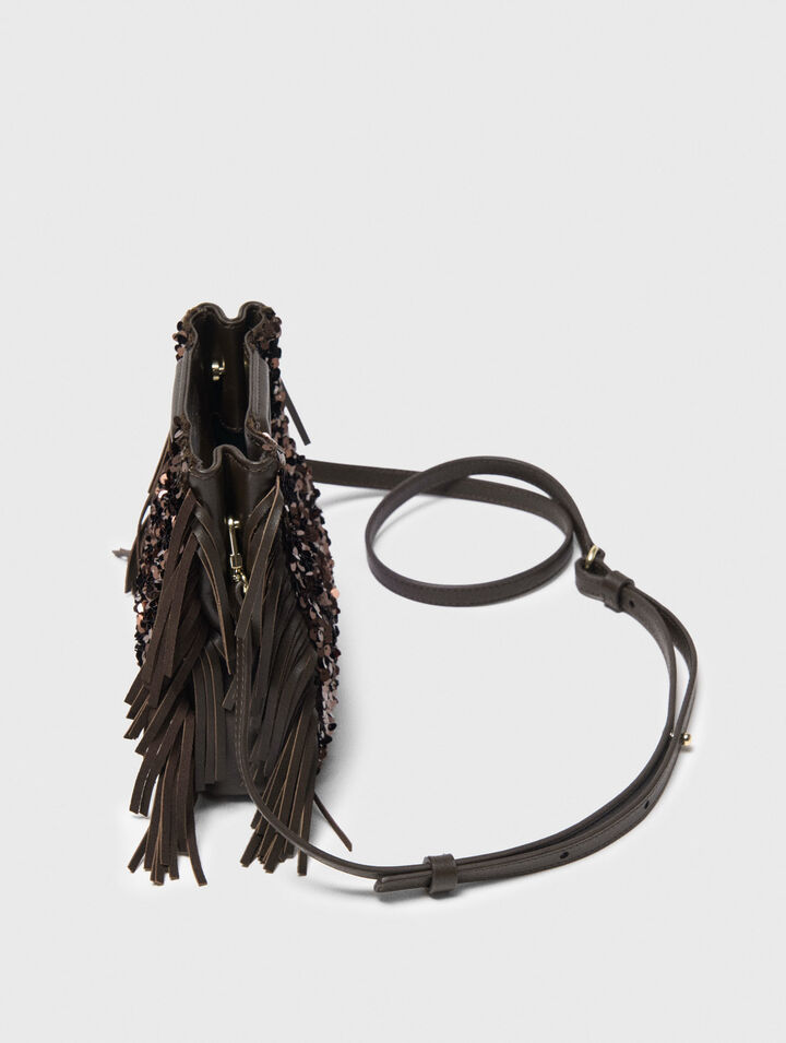 Mini-bag M con lustrini