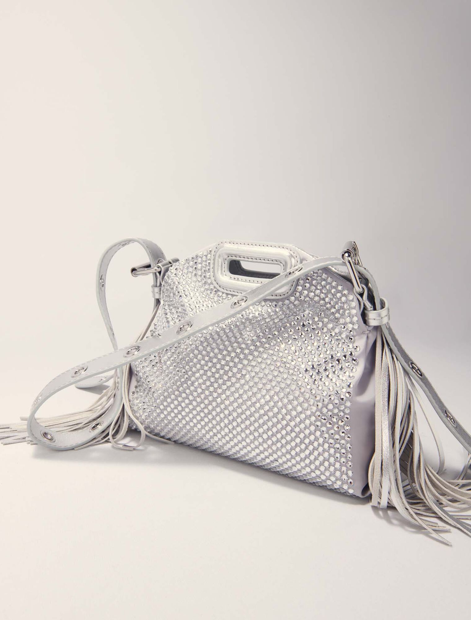 Borsa Miss M Mini metal con strass