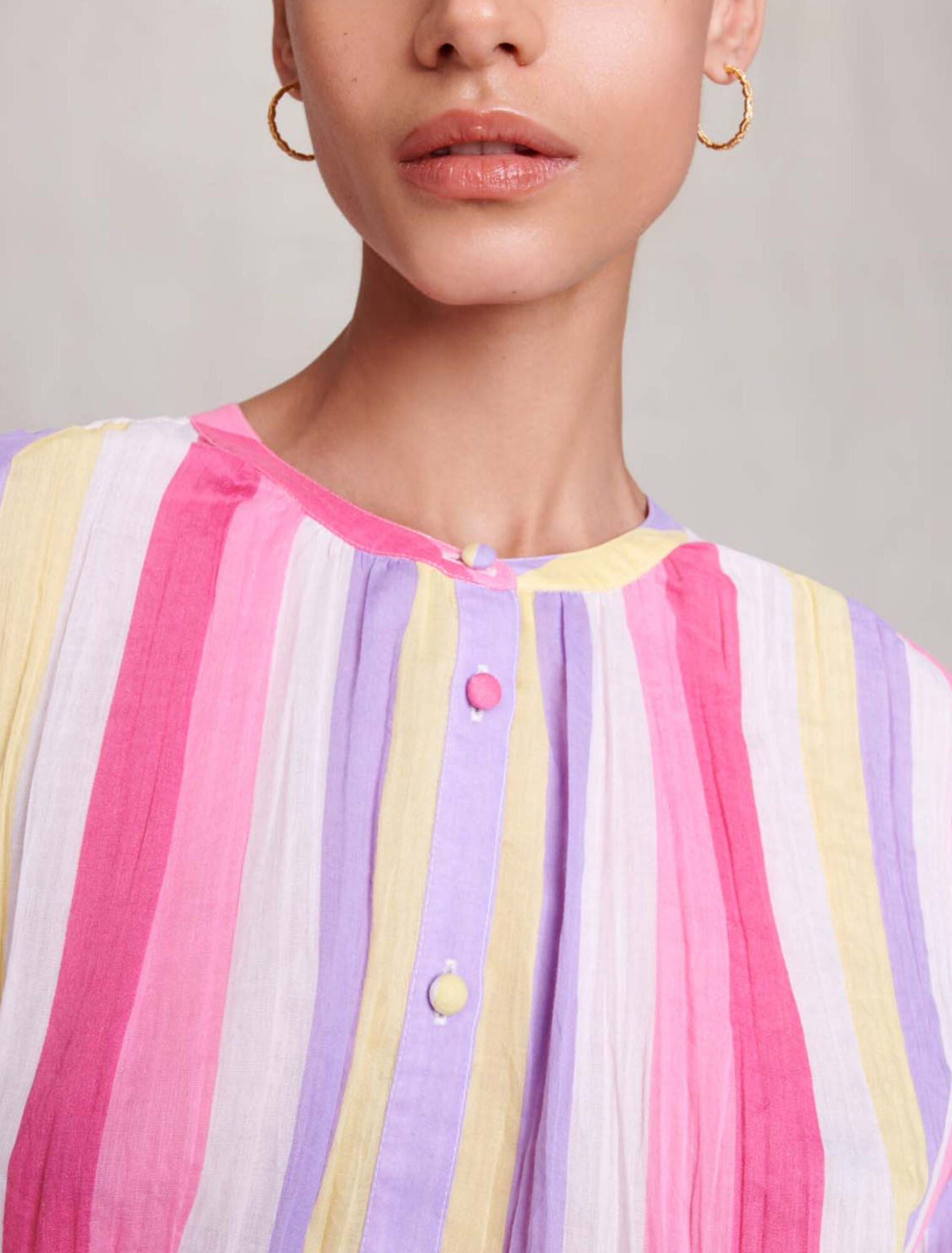 Camicetta oversize a righe