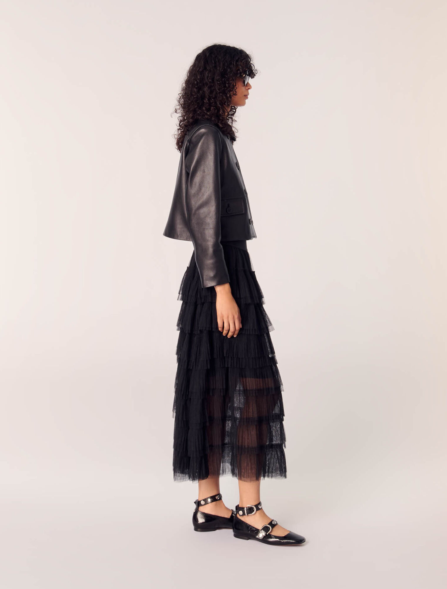 Gonna midi in tulle