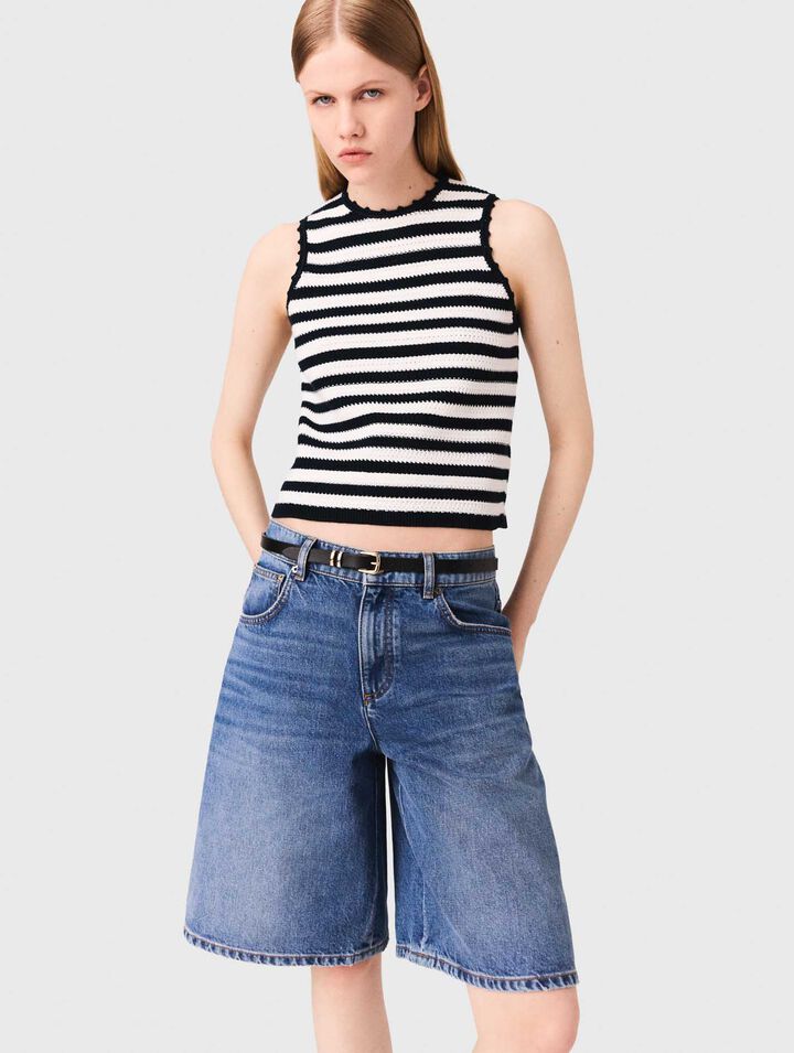Bermuda in denim