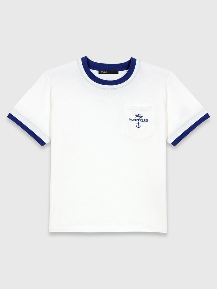 T-shirt effetto sovrapposto