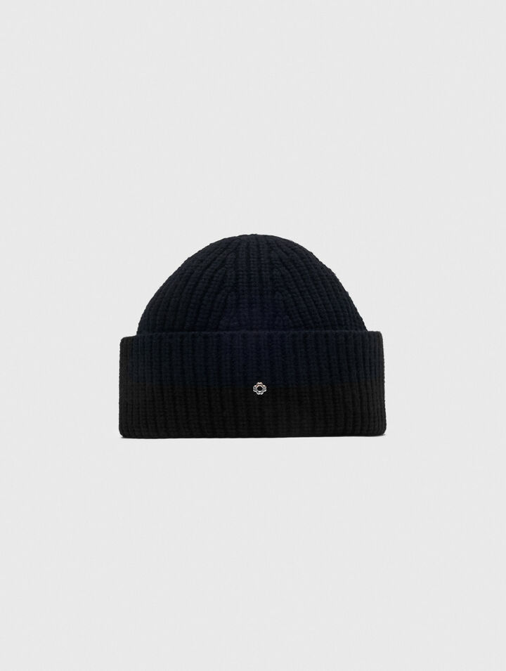 Berretto in lana e cashmere
