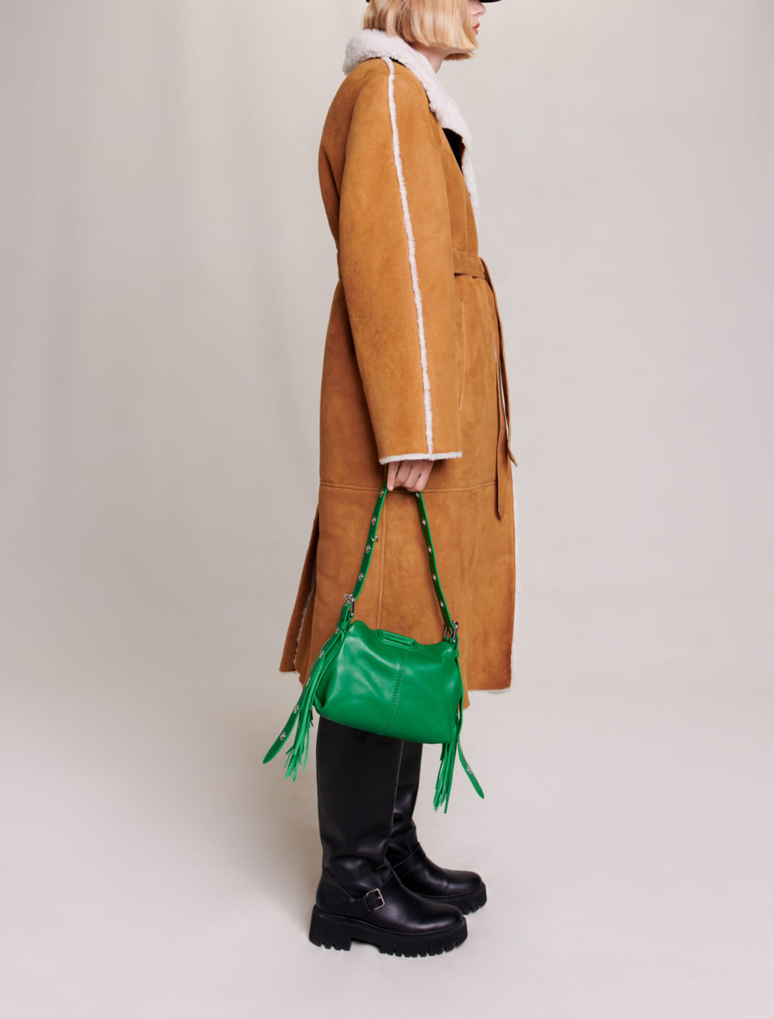 Cappotto lungo in montone