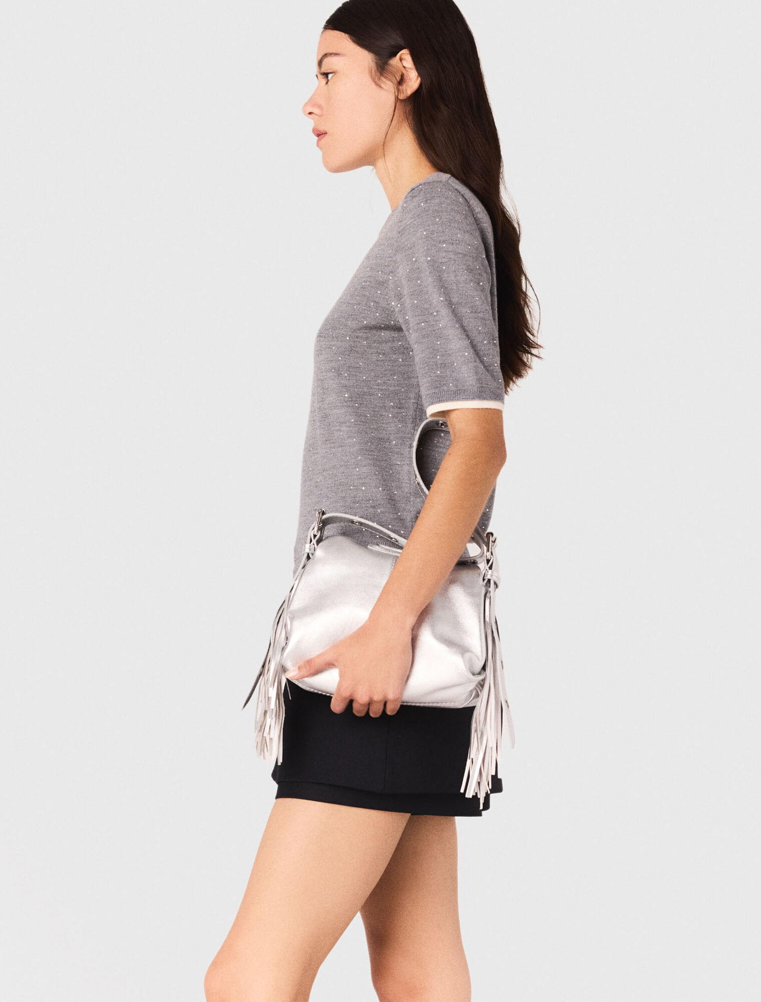Maglione 100% lana maniche corte