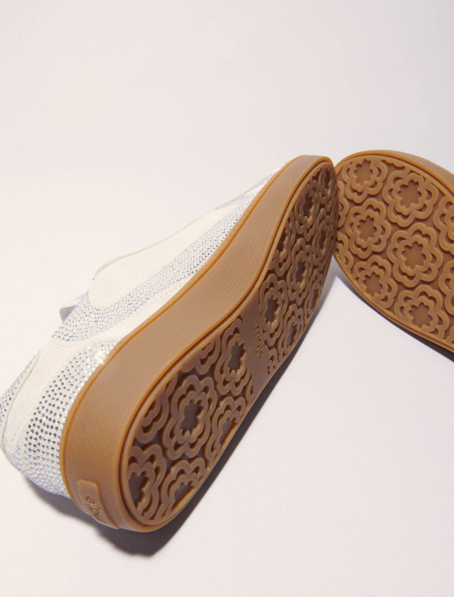 Sneaker casual con strass