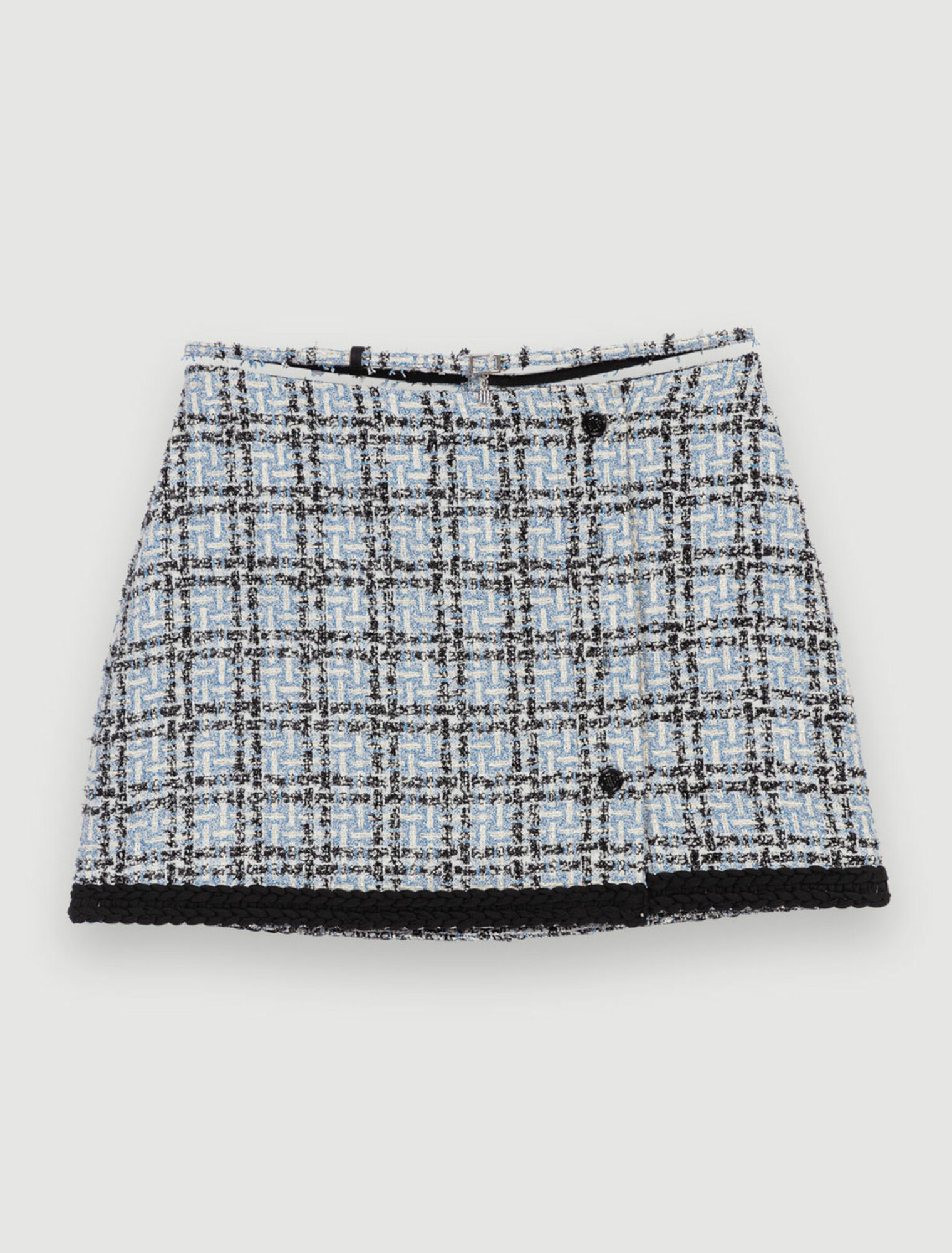 Gonna in tweed a quadri