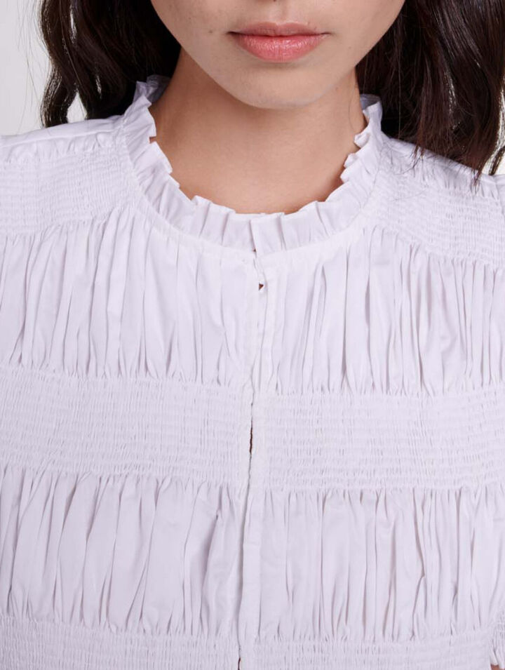 Camicia a punto smock