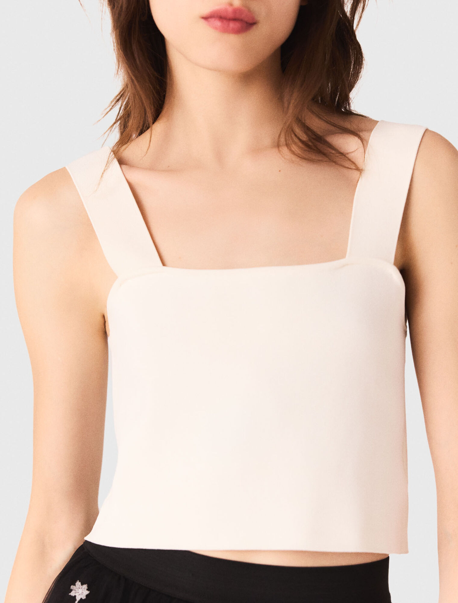 Crop top in maglia