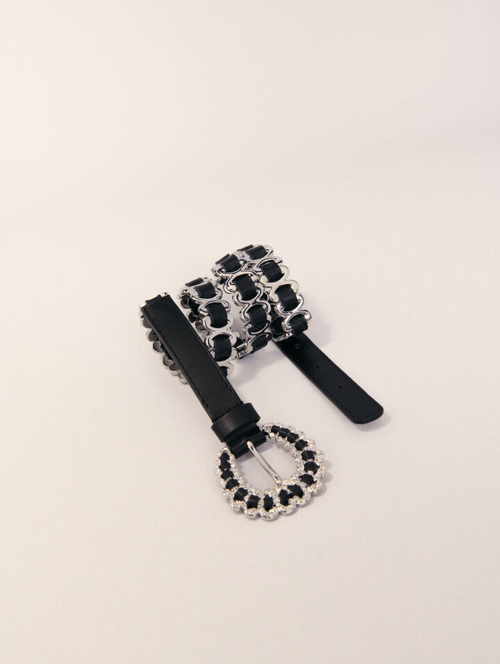 Cintura misto catena fibbia bijoux