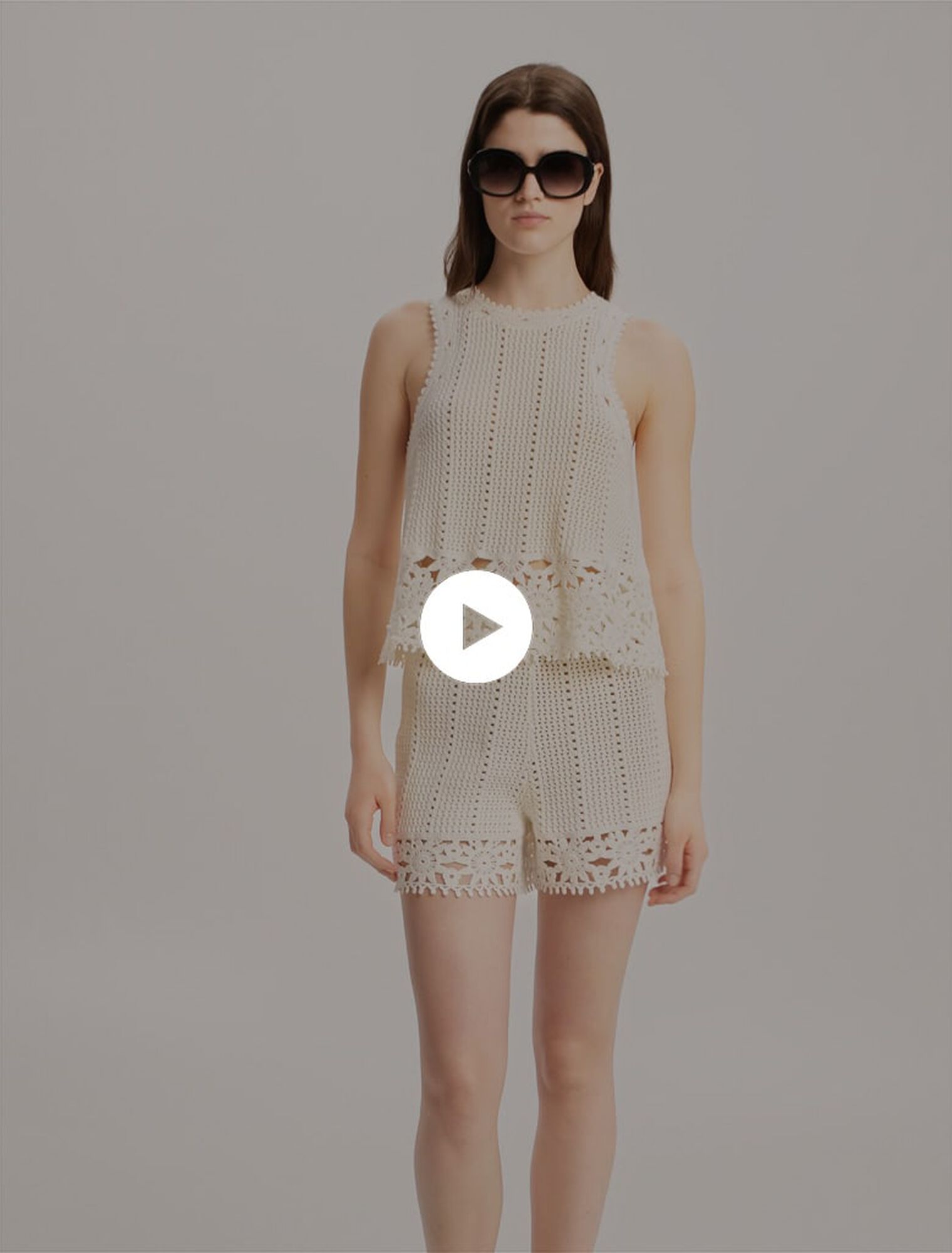 Shorts in crochet