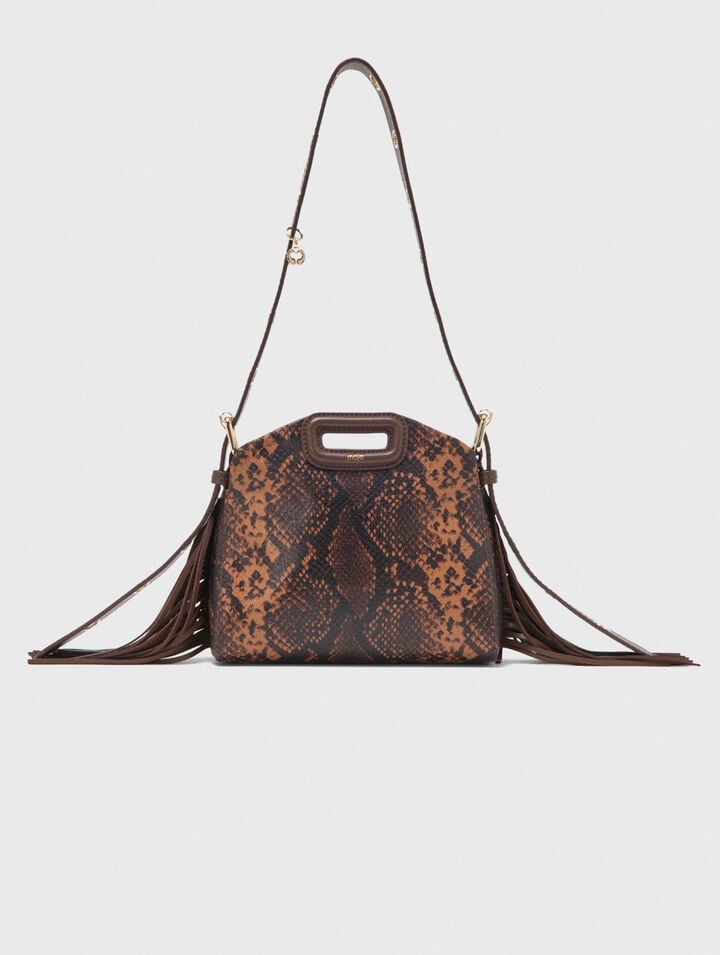 Borsa Miss M Mini in pelle goffrata