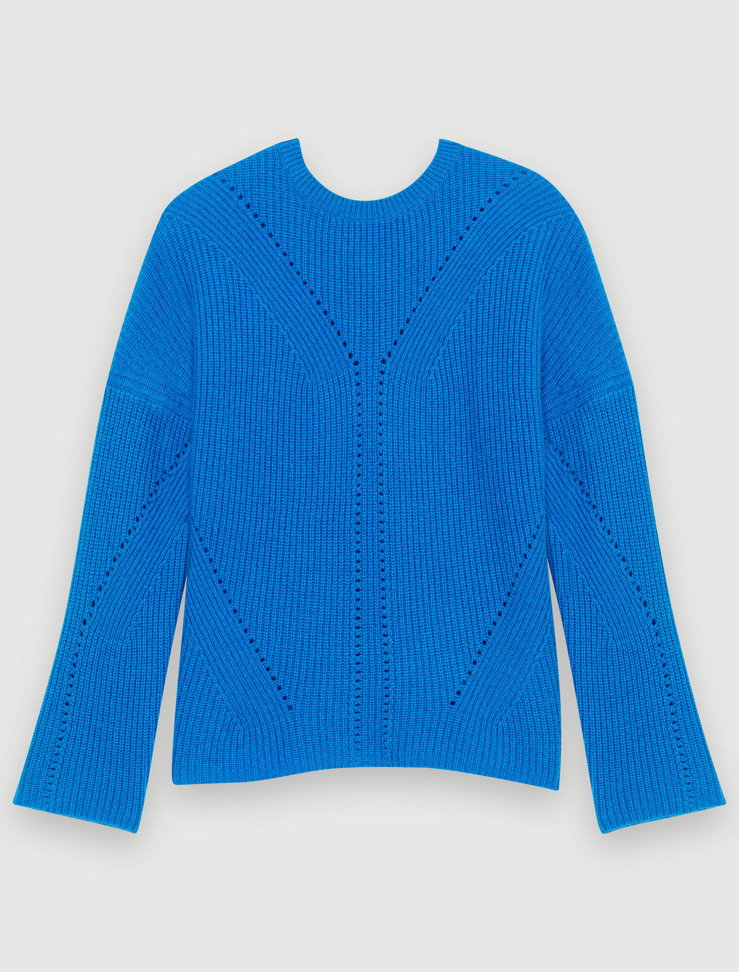 Maglione in cachemire a costine