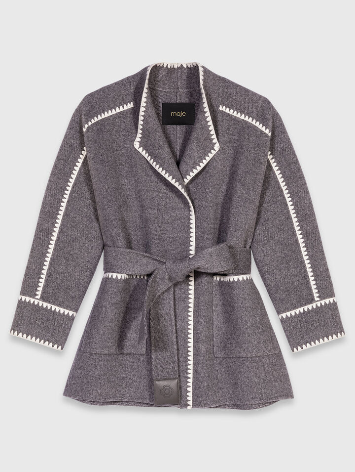 Cappotto corto double face