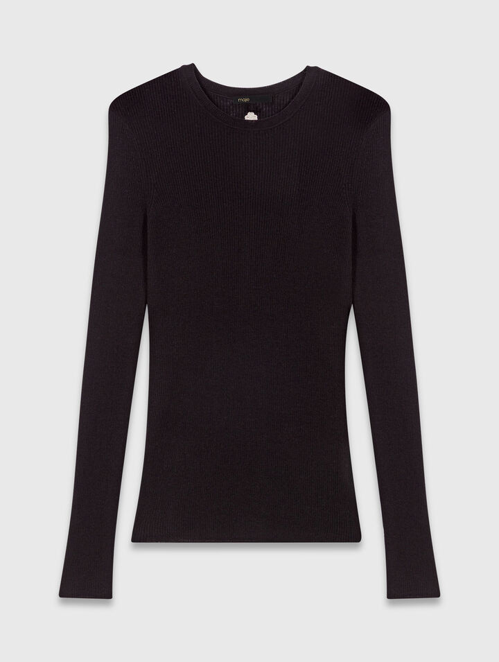 Pullover girocollo seconda pelle
