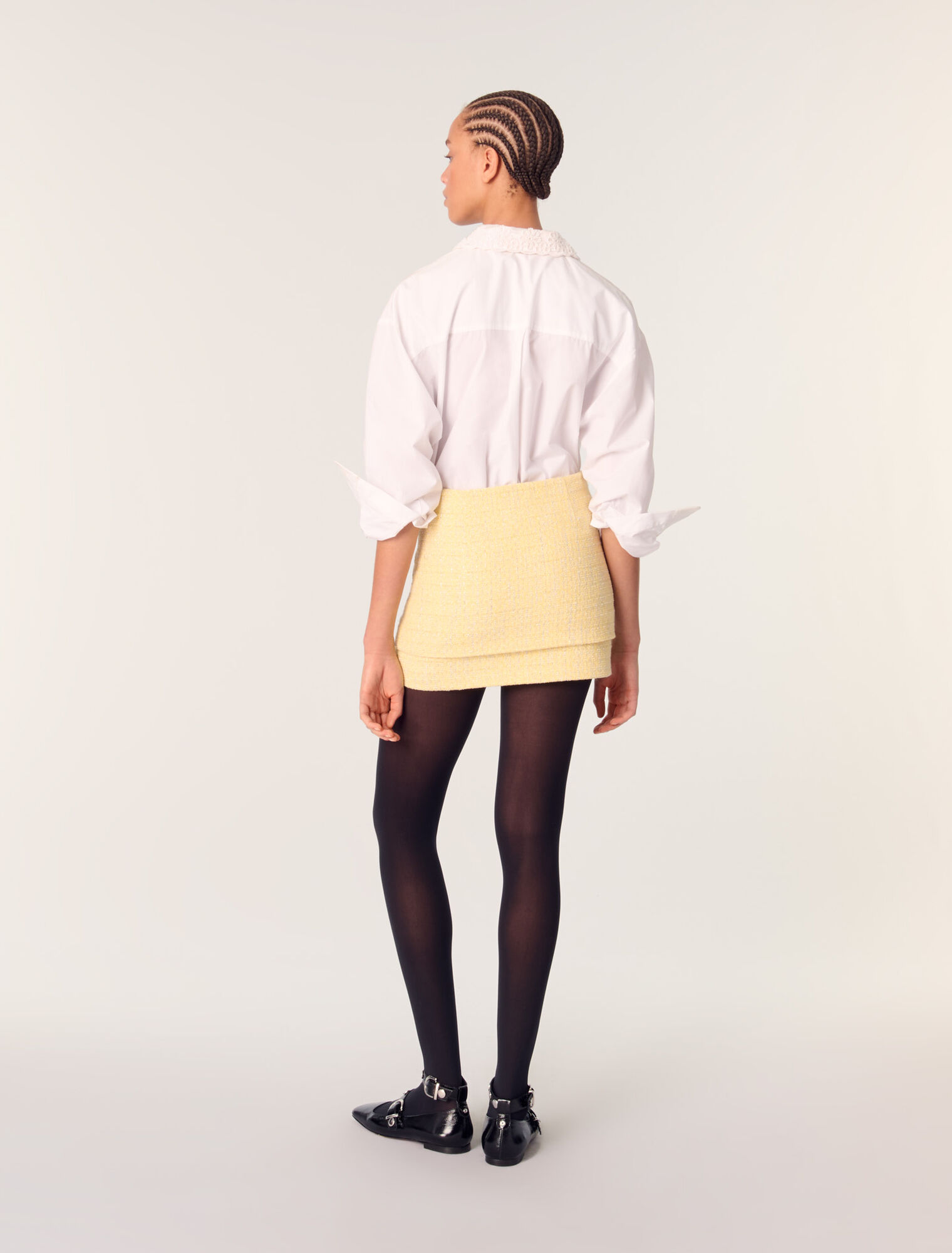 Minigonna in tweed