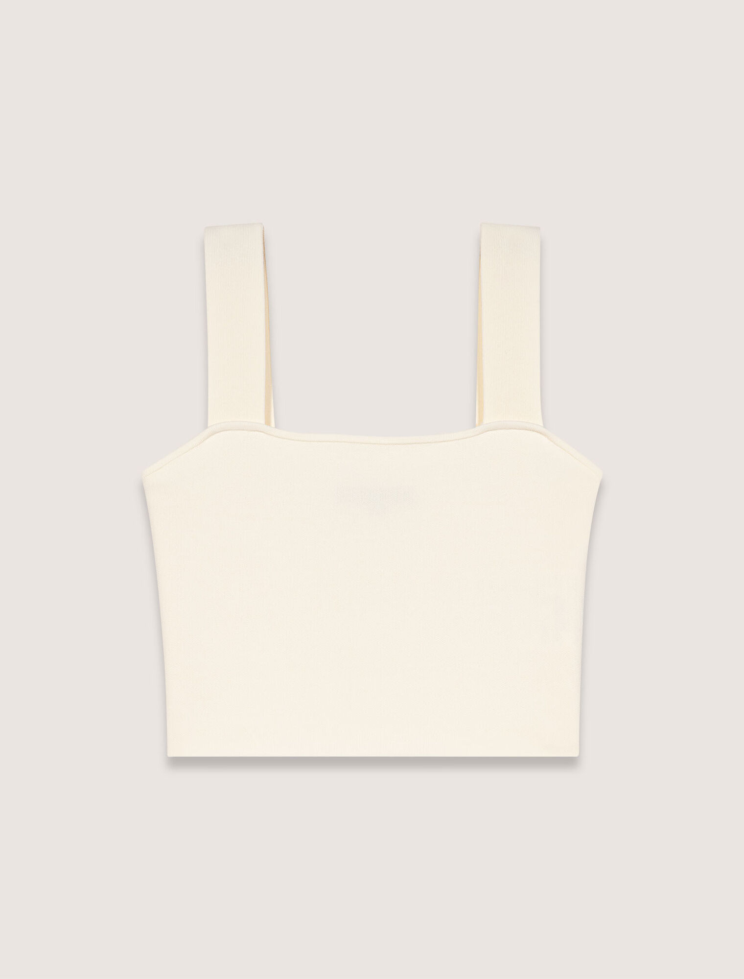 Crop top in maglia